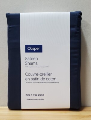 Casper Sateen Sham Set (King Size)