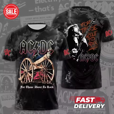 ACDC Band Gift for Fans 3D T Shirt All Size For Men AG441