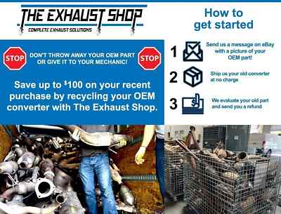 Complete ExhaustSystemFor07-19NissanFrontier4.0L CrewCabPickup 73.3''Bed 139.9''WB