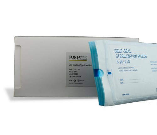 Sterilization Pouches 5.25”x10” Self-Sealing Autoclave Bags with Indicators - Picture 13 of 19