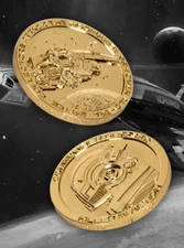 BioWare Mass Effect Collectors Attack Gold-Plated Variant Commemorative Coin