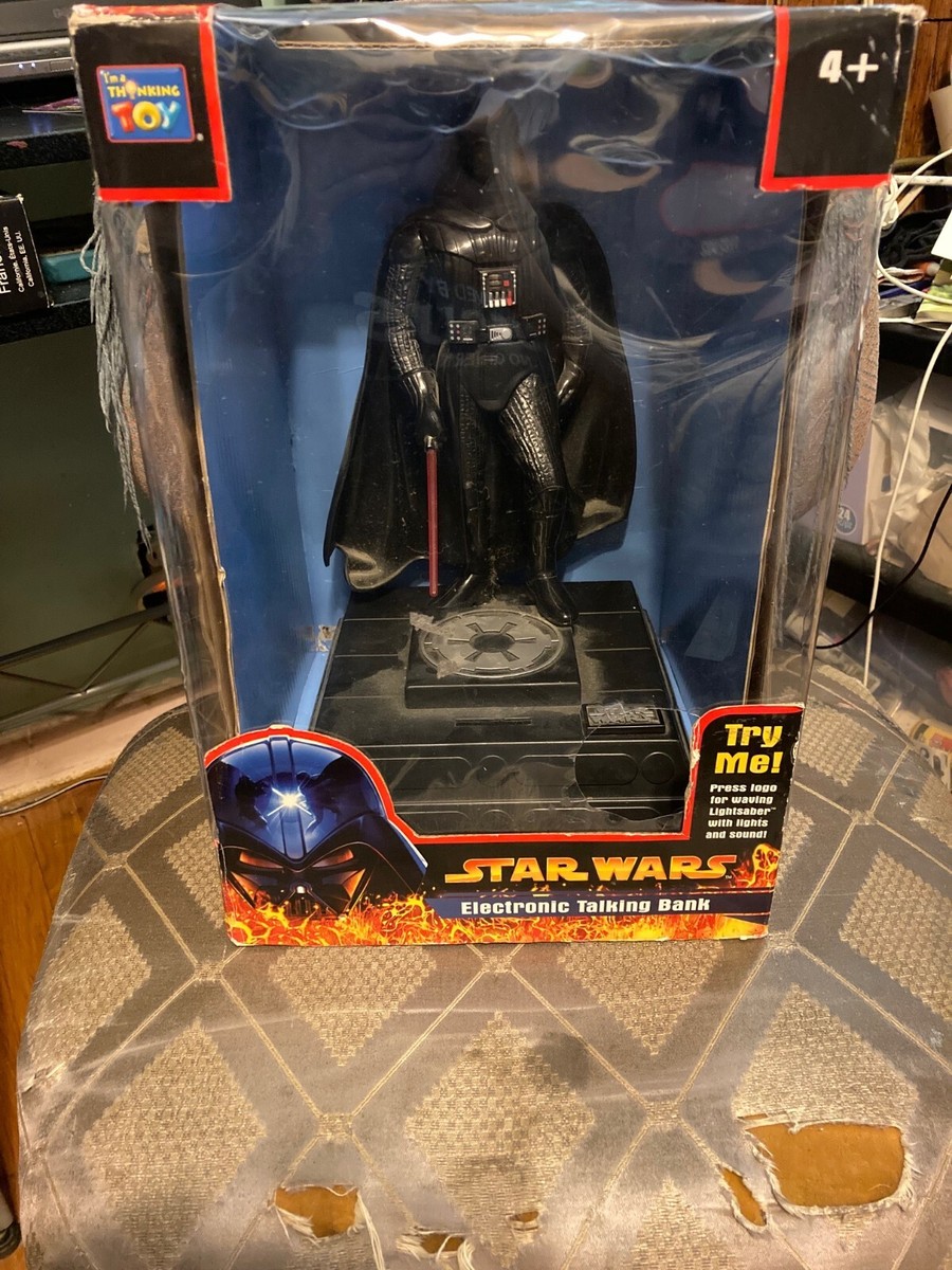 Star Wars Darth Vader Electronic Talking Bank 2005 READ