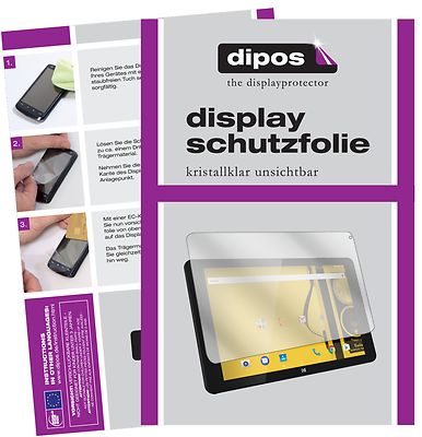 2x Schutzfolie für Archos Kodak Tablet 10,1 Zoll klar Displayschutzfolie Folie