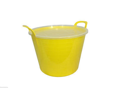 black tub yellow lid