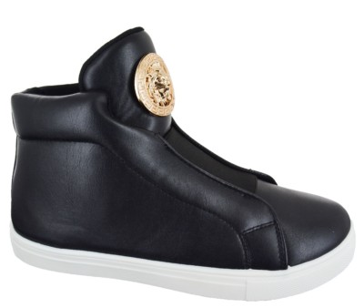 WOMENS LADIES HI TOP SNEAKERS TRAINERS PADDED