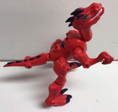 Jurassic World Hero Mashers Red Velociraptor Dinosaur Figure Jurassic Park Dino