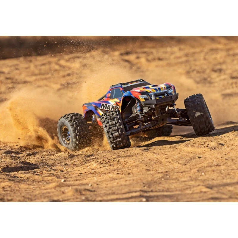 Traxxas MAXX VXL WIDEMAXX Rock n Roll 4S BRUSHLESS Automodello 4x4 89086-4 RNR - Immagine 4 di 4