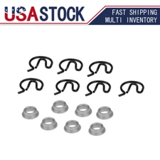 Manual Transmission Steel Shifter Bushing W/ Spring Clips 3327302 Pit Pack