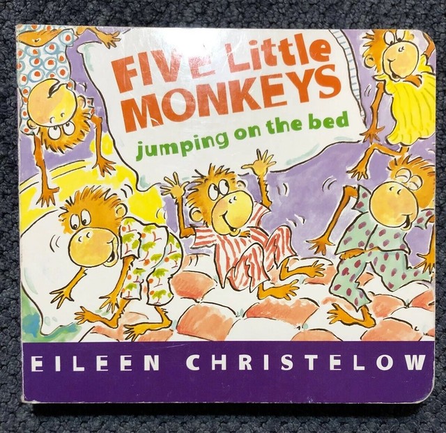 5 little monkeys jumping on the bed