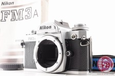 NoShip2US [COME NUOVO con manuale cinturino] Nikon FM3A Silver S/N 273624 Giappone Ck06