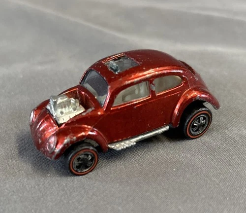 Vintage Hot Wheels 1967 Redline  Volkswagen Magenta / Rose, Mattel