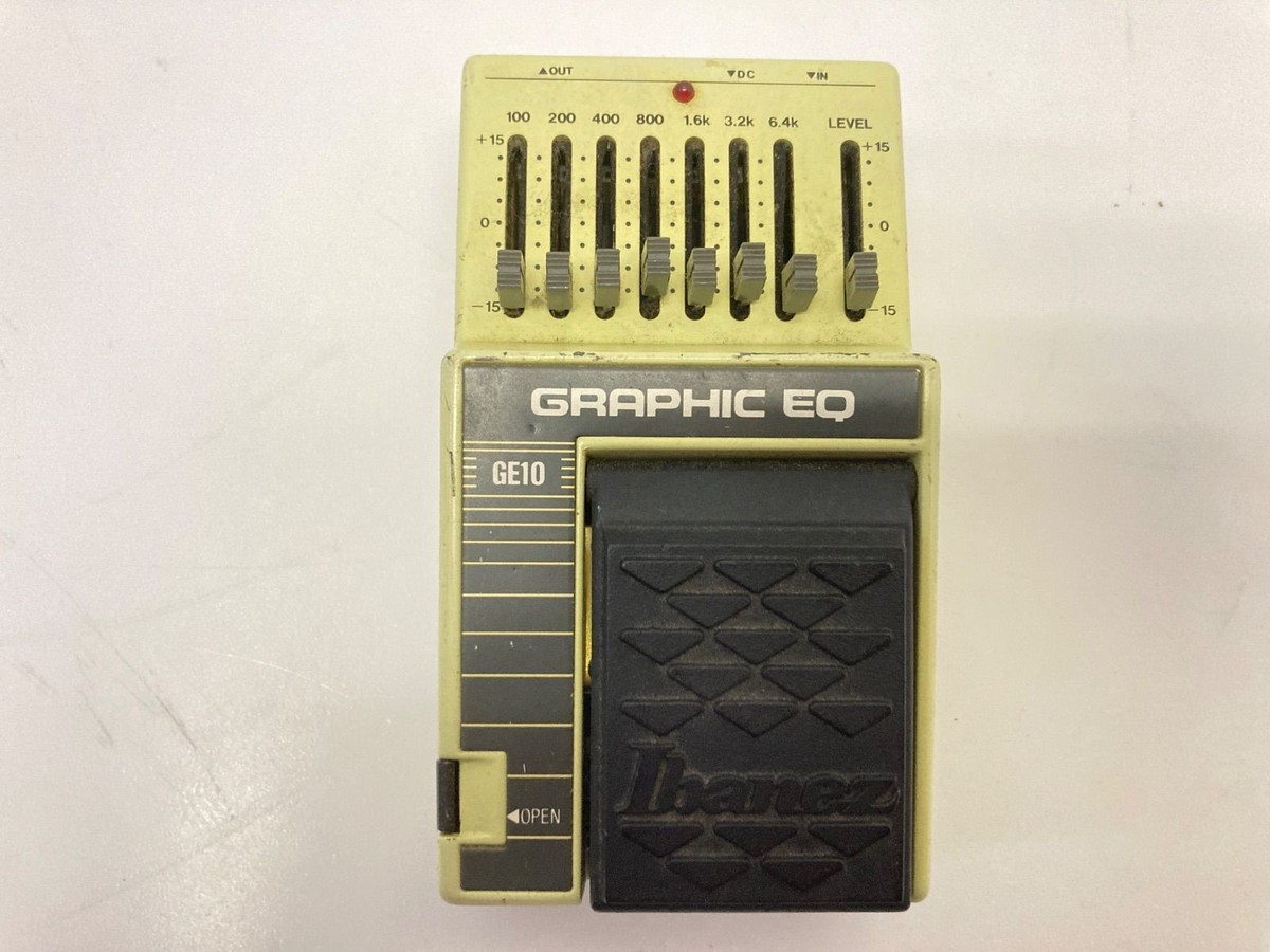 Vintage Ibanez GE10 Graphic EQ Pedal Equalizer Guitar Effect for