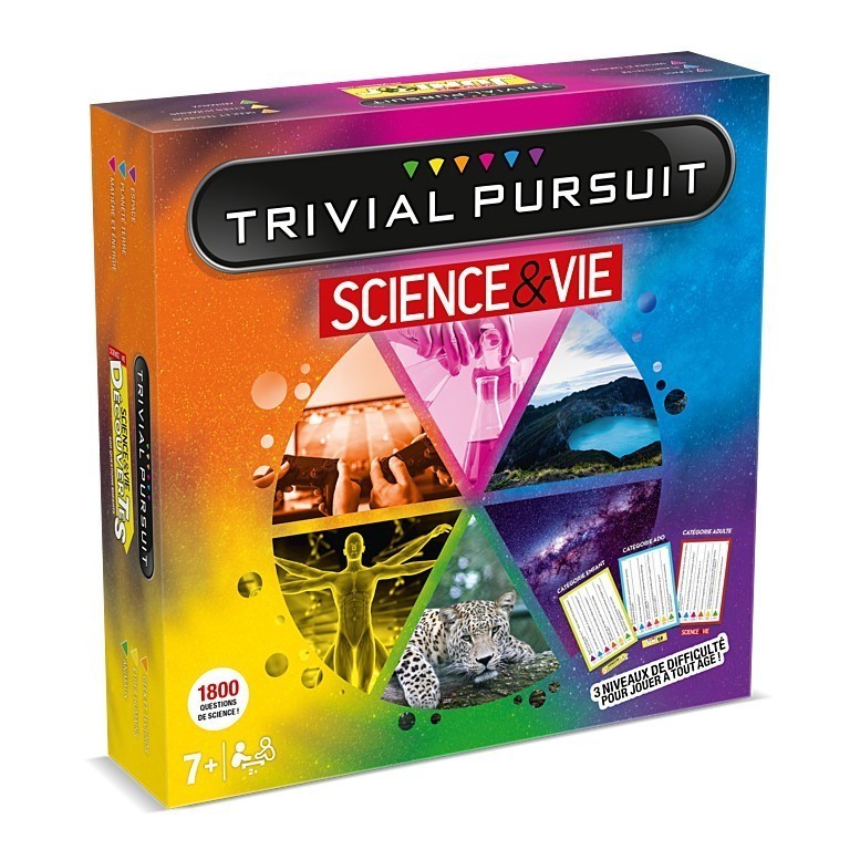 Jeux de société Trivial Pursuit Science & Vie le cadeau idéal pour ados et adultes