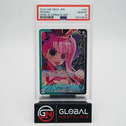 Perona OP06 #021 Alternate Art One Piece Japanese 2023 PSA 10