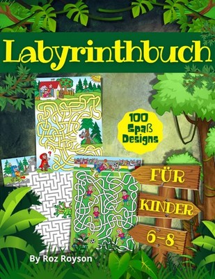 Labyrinthbuch Kinder 6-8 Jahre, 100 Labyrinthe, Activity Workbook, Jungen