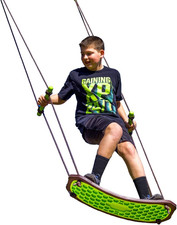 Swurfer Kick Stand up Surfing Tree Swing Outdoor Swings for Kids up to 200 Lbs -