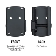 ohhunt Red Dot Mounting Plate Picatinny Mount fits Vortex Venom / Viper / Docter