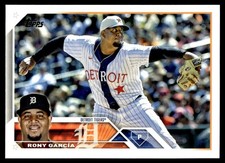 Rony Garcia 2023 Topps #231 Detroit Tigers 31296 Baseball Card