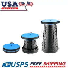 Folding Camping Stool Telescopic Chair Travel Fishing Camping Collapsible Seat