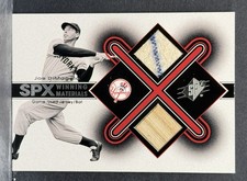 Joe DiMaggio 2001 SPX Winning Materials Jersey (Pinstripe) / Bat