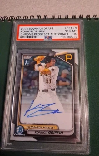 2024 Bowman Draft - Chrome Prospect Autographs Konnor Griffin #CPA-KG PSA 10