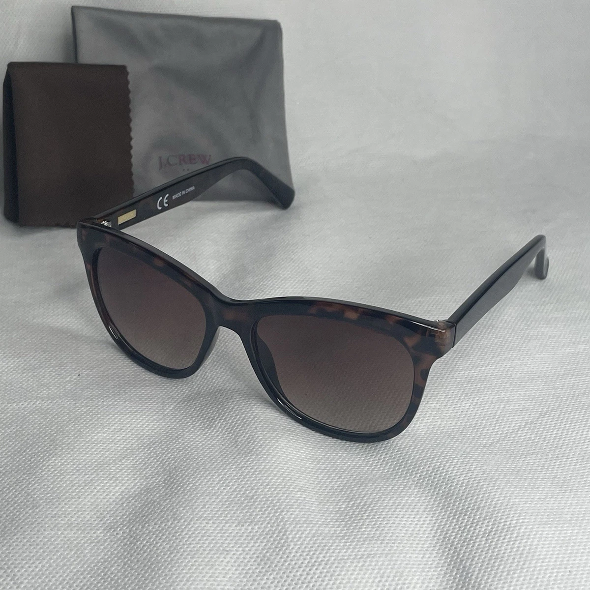 J. Crew NWT Oversized‎ Rectangular Sunglasses - Black Matte Sunglasses For Men | Factory main image 4