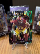 2025 Select - Premier Level Josh Conerly Jr. #187 Black & Green Shock Prizm (RC)