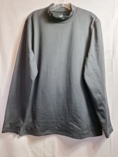 UNDER ARMOUR ColdGear Pullover Base Layer Shirt Sz XL Black Compression Active