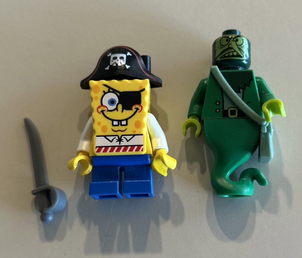 LEGO Pirate Spongebob & Flying Dutchman 3817 Minifigures | eBay
