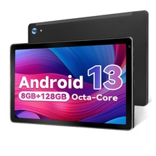 10.1 inch Android 13 Tablets 8 128GB IPS HD Touchscreen Octa-Core Dual Camera