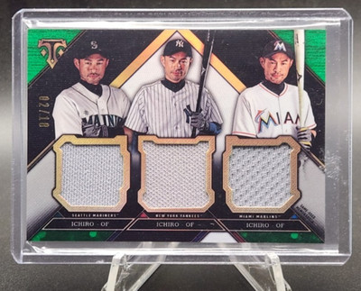2016 Topps Triple Threads Relic Combo Ichiro #'d 2/18 Jersey #TTRC-ICH Mariners