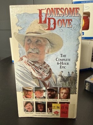 Sealed Lonesome Dove Complete Epic Western VHS Robert Duvall Tommy Lee Jones