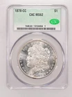 1878-CC CC Morgan Silver Dollar CACG MS 62 CAC