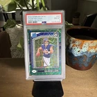 2024 Panini Donruss Optic - PSA 8  Caleb Williams #201 Green Velocity Prizm