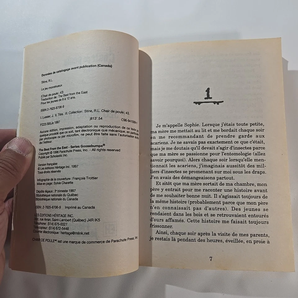 Chair De Poule 43 Le Jeu Monstrueux French Goosebumps - Image 3 of 4