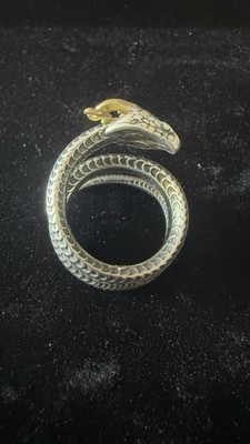 925  SilverDragon   Snake Ring Size 6.25