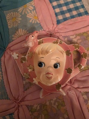 Vintage Miss Cutie Pie Tea Rest Or Wall Decor