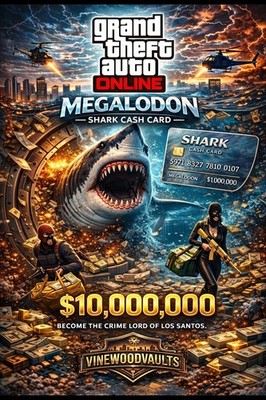 10.000.000 $ GTA Megalodon Shark Card - nur PS4