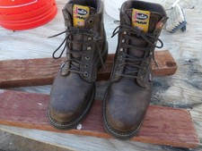Justin Men's J-Max Steel Toe Bay Work Boots, 6" H, 439 Sz 9.5 D USA Made