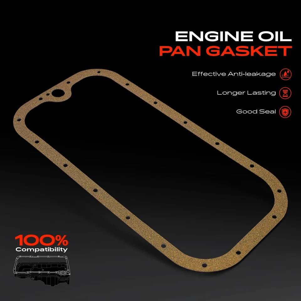 Junta del cárter de aceite del motor para Geo Metro Pontiac Firefly Suzuki Swift 1996 1997 1,3 L Foto 3 de 4