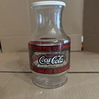 Anchor Hocking Godfather’s Pizza Coca~Cola Coke Pitcher Carafe Vintage with Lid