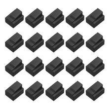 50pcs RJ45 Dust Covers Caps,Ethernet Port Protector Covers,Black