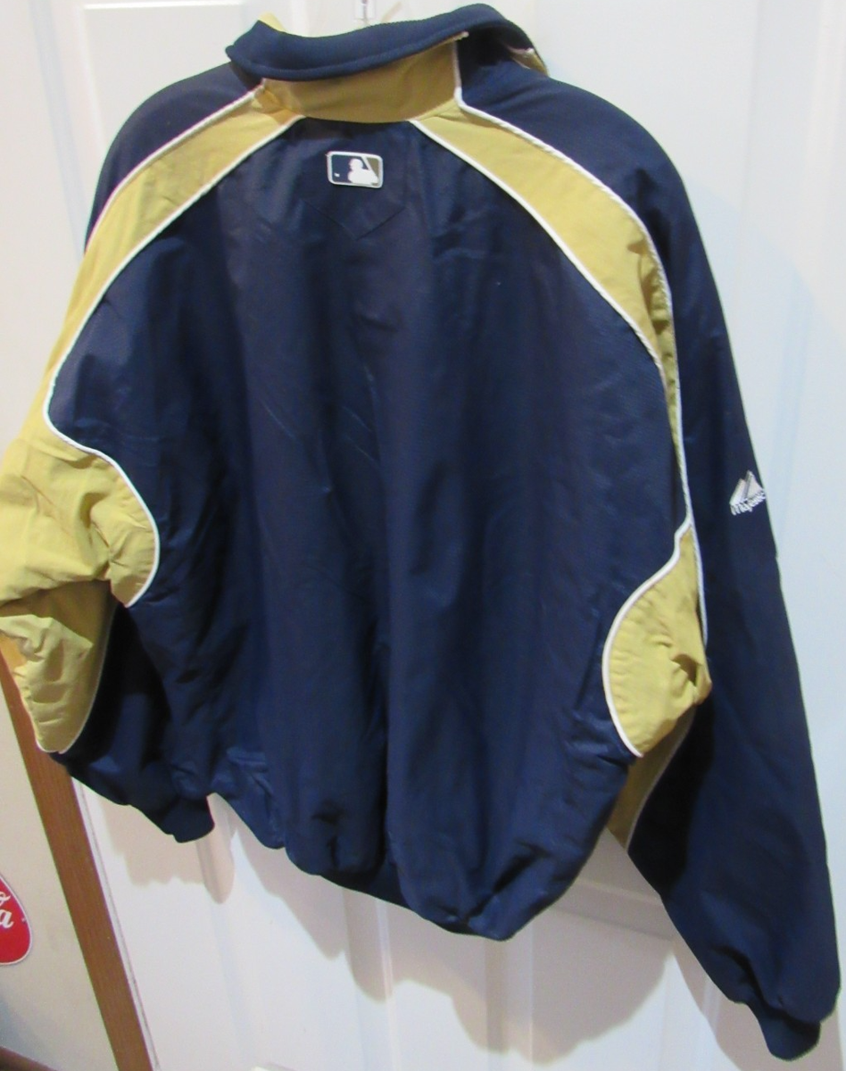 Milwaukee Brewers Authentic collection Dugout Jacket Men's Medium