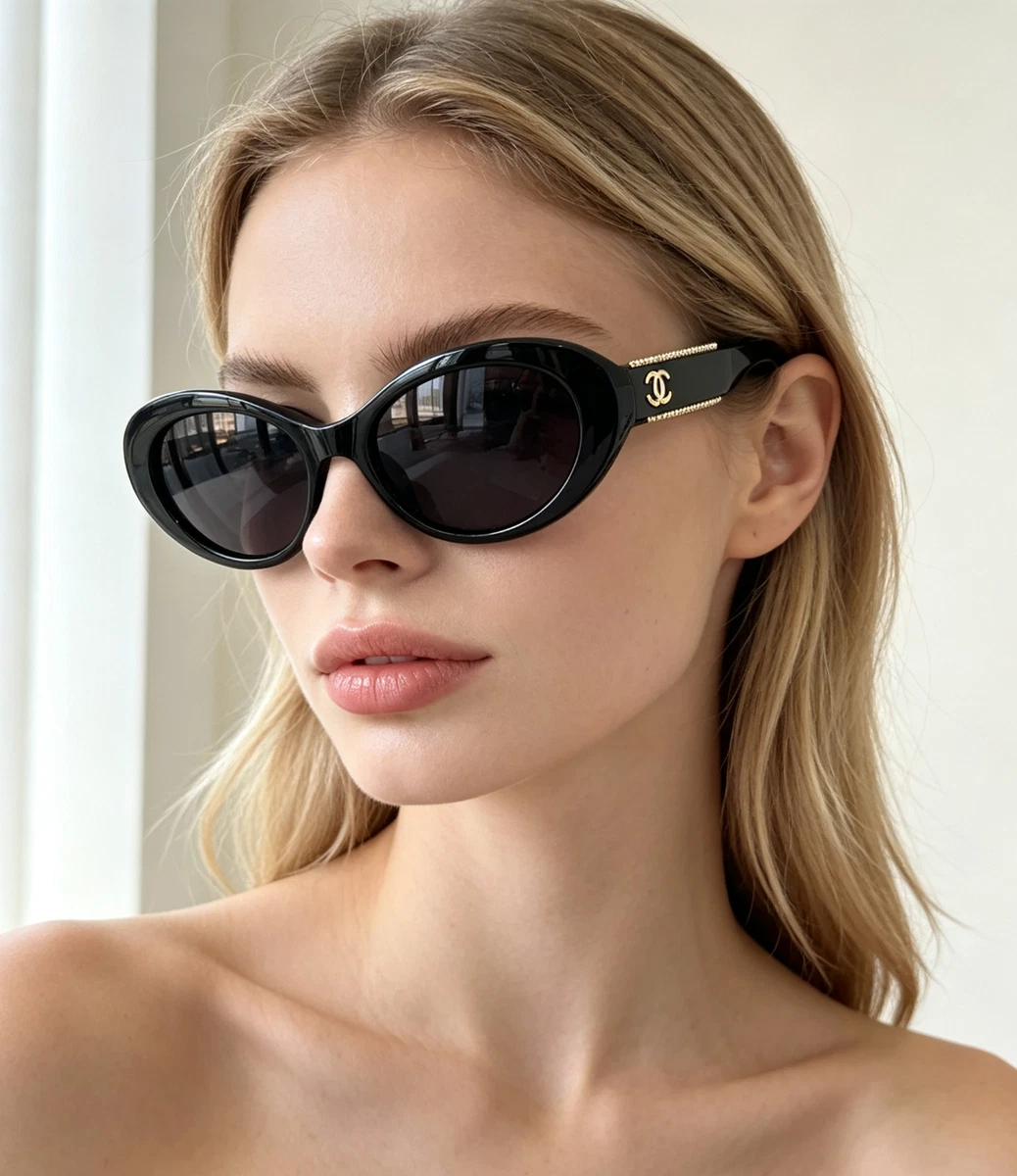 CHANEL Oval Sunglasses for Women for sale - eBay display picture 2