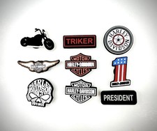 9 Piece Harley Davidson Shoe Charm Set