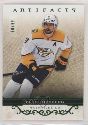 2021-22 Upper Deck Artifacts Emerald 80/99 Filip Forsberg #99 0g27