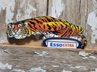 VINTAGE ESSO PORCELAIN SIGN RARE OLD GAS PUMP PLATE SERVICE STATION TIGER EXTRA