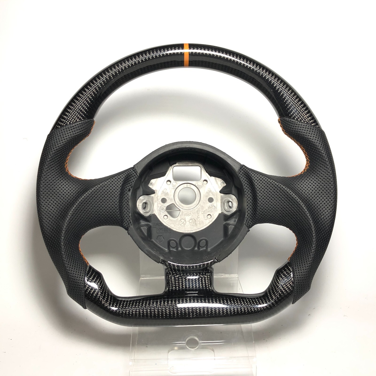 Real Carbon steering wheel Lamborghini Gallardo LP550 570 Orange ring stitc03~13
