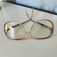 Vintage MARCHON Blue Ribbon BR4 Grey Fade 56/14 Eyeglasses Amazing 80  s