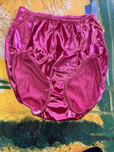 Vtg NEW Sears Satin Caress Hi Cut Panties Silky Second Skin XL